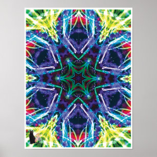 Weaver Kaleidoscope Poster