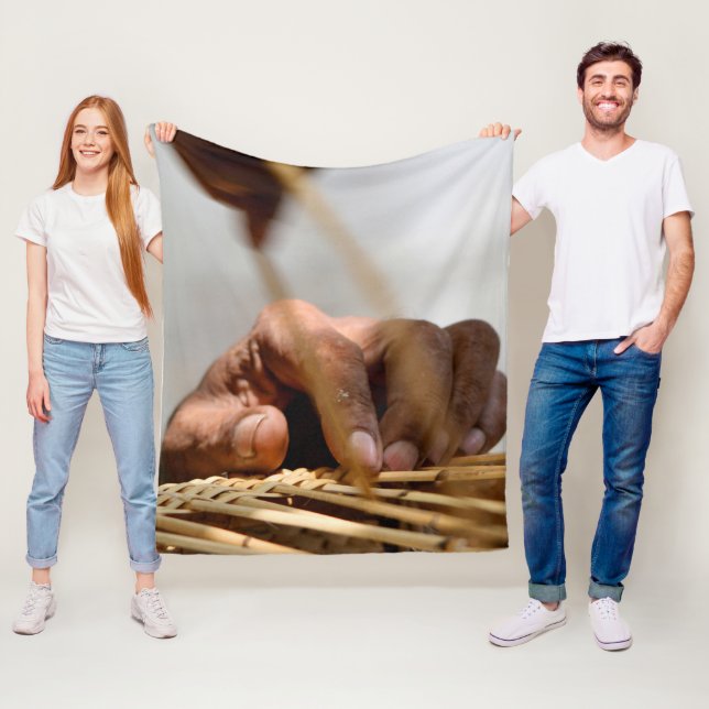 Weavers hand fleecefilt (På plats)