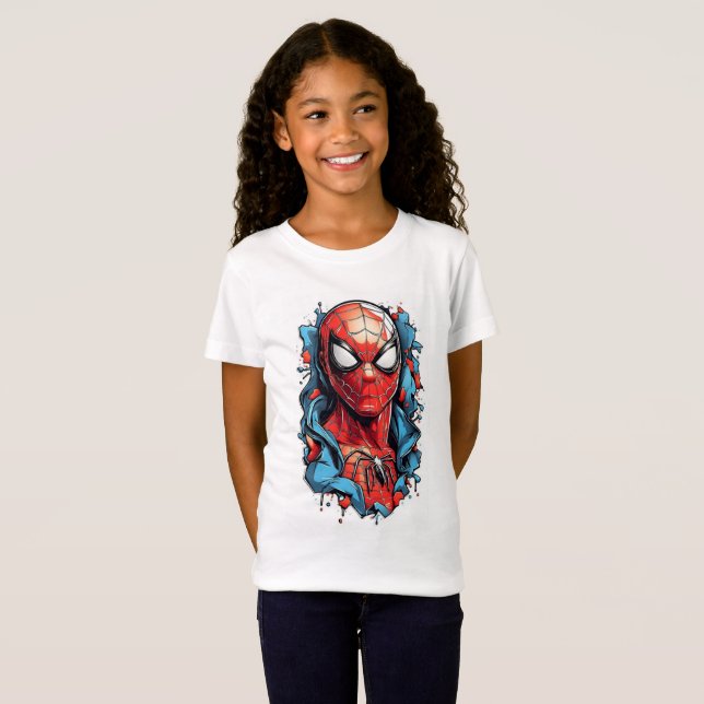 Web Hero Burst – Seriestil T Shirt (Hel framsida)