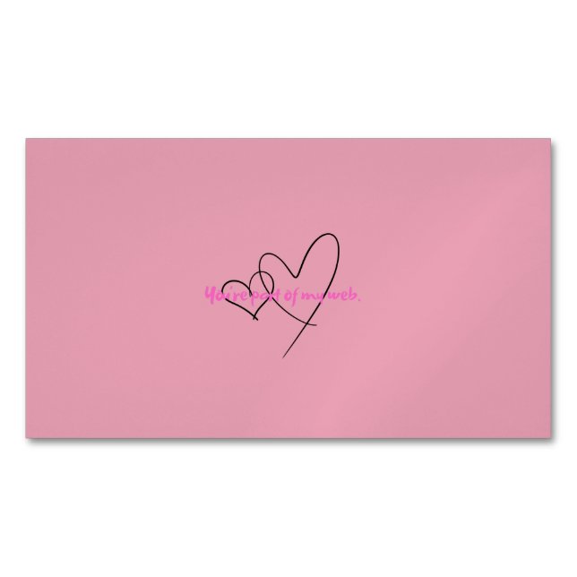 Web Within – Art of Hidden Strength Magnetiska Visitkort (Framsida)