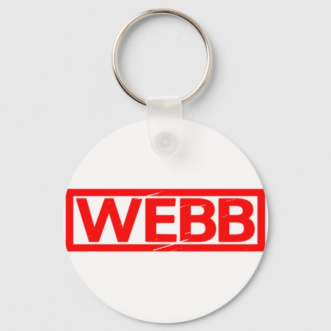 Webb Frimärke Nyckelring (Framsida)