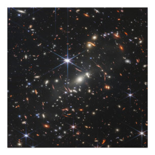 Webb Space Telescope science nasa universum stjärn Fototryck