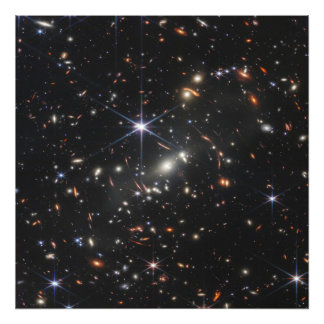 Webb Space Telescope science nasa universum stjärn Fototryck