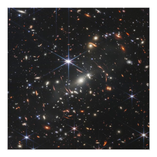 Webb Space Telescope science nasa universum stjärn Fototryck (Framsidan)