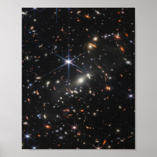 Webb Space Telescope science nasa universum stjärn Poster