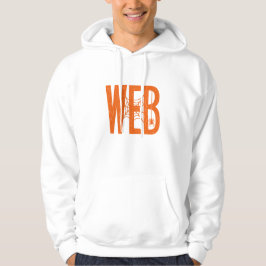 Webb Spindel Halloween Linocut Design Hoodie