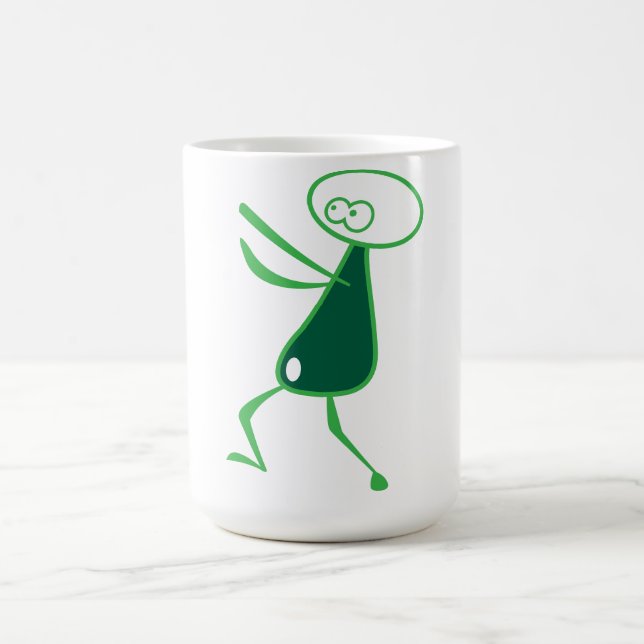 Webbdesign och Mugg för mänsklig Touch-kaffe (Center)