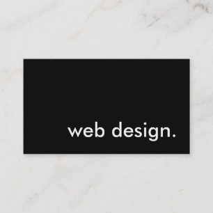 webbdesign. visitkort