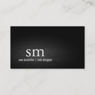 Webbdesigner Internet Teknisk Monogram Visitkort