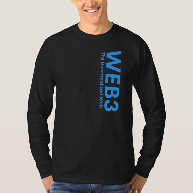 WEBBEN3 Kryptera till Internet3 0 blockchain NFT D T Shirt (Framsida)