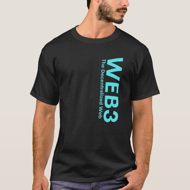 WEBBEN3 Kryptera till Internet3 0 blockchain NFT D T Shirt (Framsida)