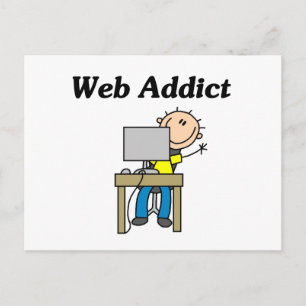 Webben Addict Tshirts och Gifts Vykort