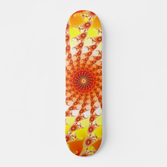 Webben av brand skateboard bräda 21,5 cm (Framsida)