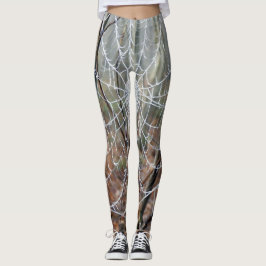 Webben av European Garden Spider Leggings