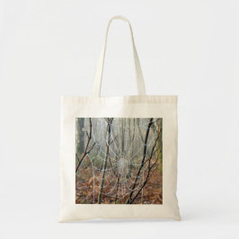 Webben av European Garden Spider Tote Bag Tygkasse
