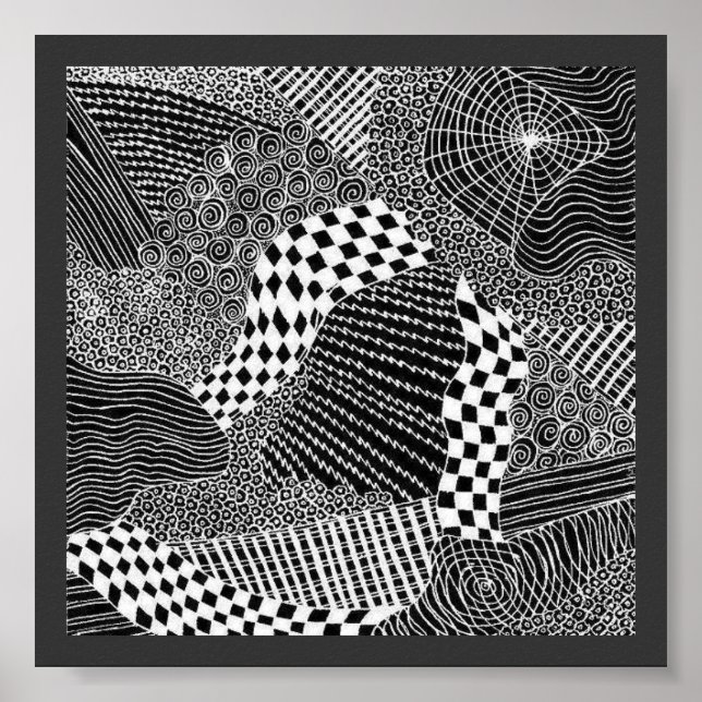 Webben Black Poster (Framsidan)