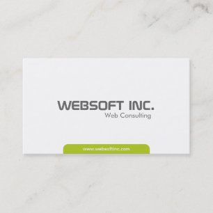 Webben Consulting - affärskort Visitkort