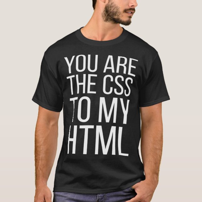 Webben Designer du är CSS till min HTML T Shirt (Framsida)