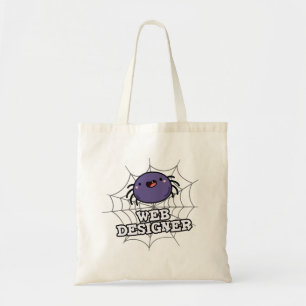 Webben Designer Funny Spider Pun Tygkasse