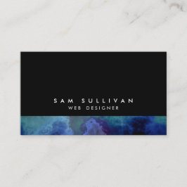 Webben Designer Internet Skills Abstrakt Blue Clou Visitkort