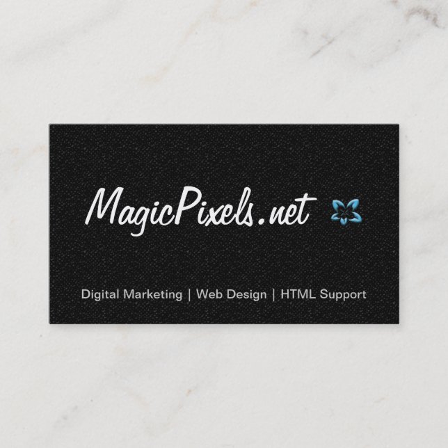Webben Designer Visitkort (Framsida)