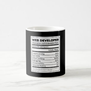 Webben Developer Funny neutral Gift Kaffemugg