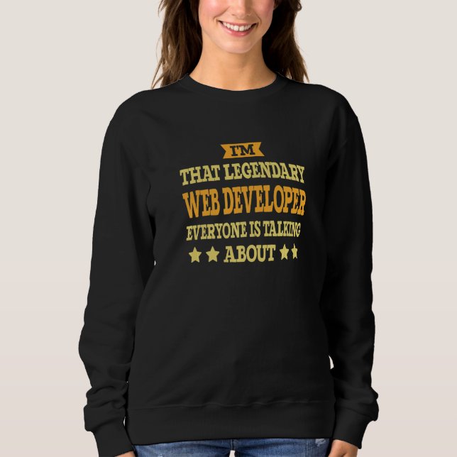 Webben Developer Job Title Employer Webben Devel T Shirt (Framsida)