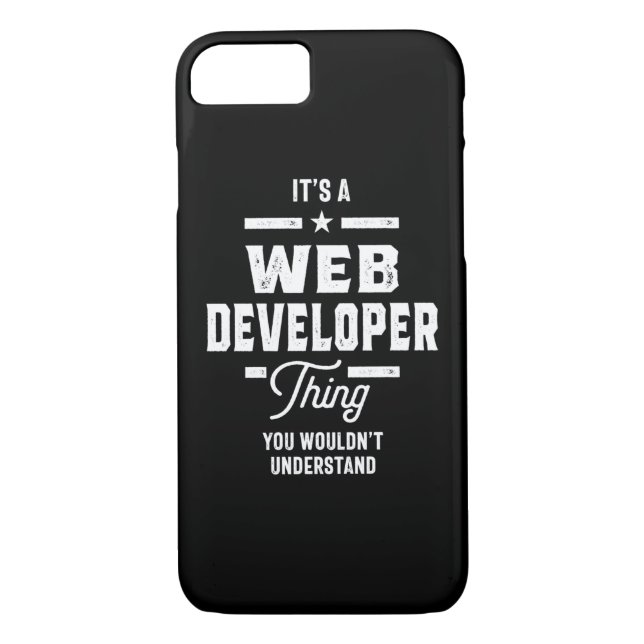 Webben Developer Job Title Gift Case-Mate iPhone Skal (Baksida)