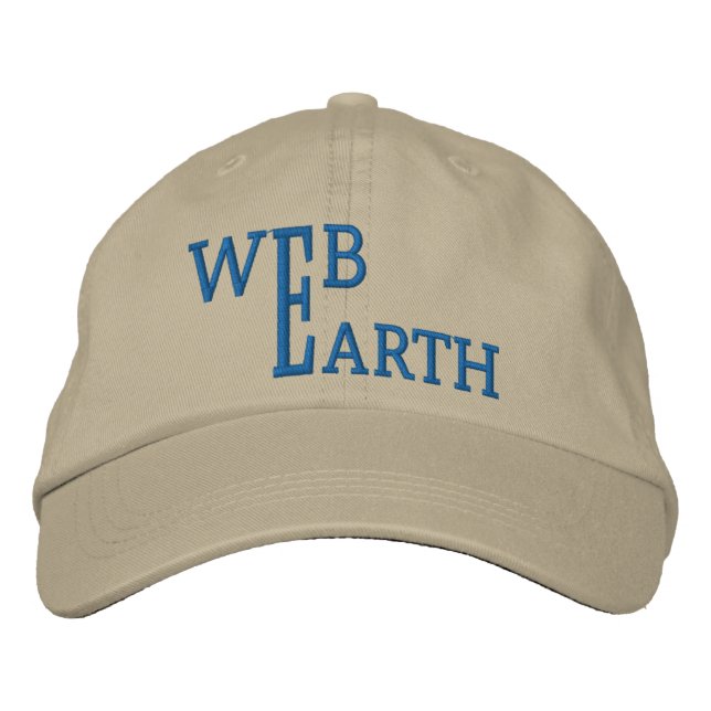 Webben Earth Broderad Keps (Framsida)