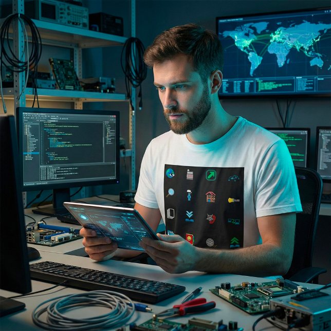 Webben Ikoner Manar T-Shirt (Skapare uppladdad)