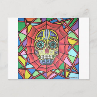 Webben Muertos Sugar Skull Vykort