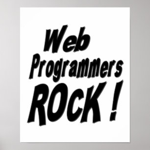 Webben Programmerare Sten! Poster utskrift