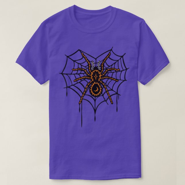 Webben Spider Halloween Costumes Funny Tarantula H T Shirt (Design framsida)