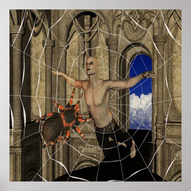 Webben Vampire Spiders Poster (Framsidan)