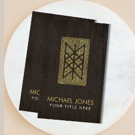 Webben Wyrd - Ödets matris Visitkort