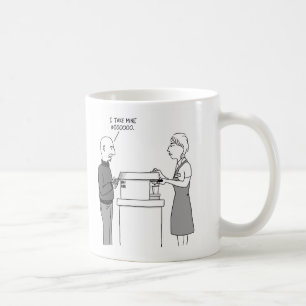 Webbenformgivare mugg för kaffe