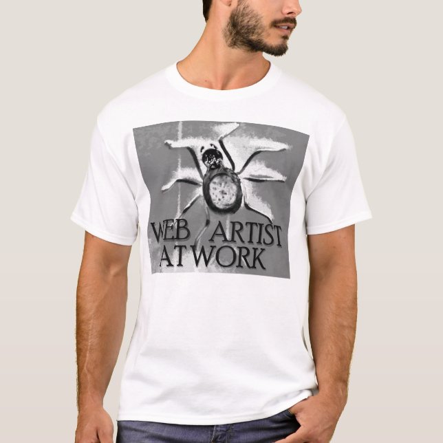 Webbenkonstnär Tee Shirt (Framsida)