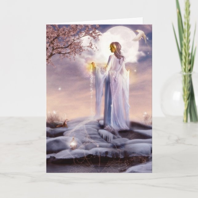 webbenväven kort (Framsida)