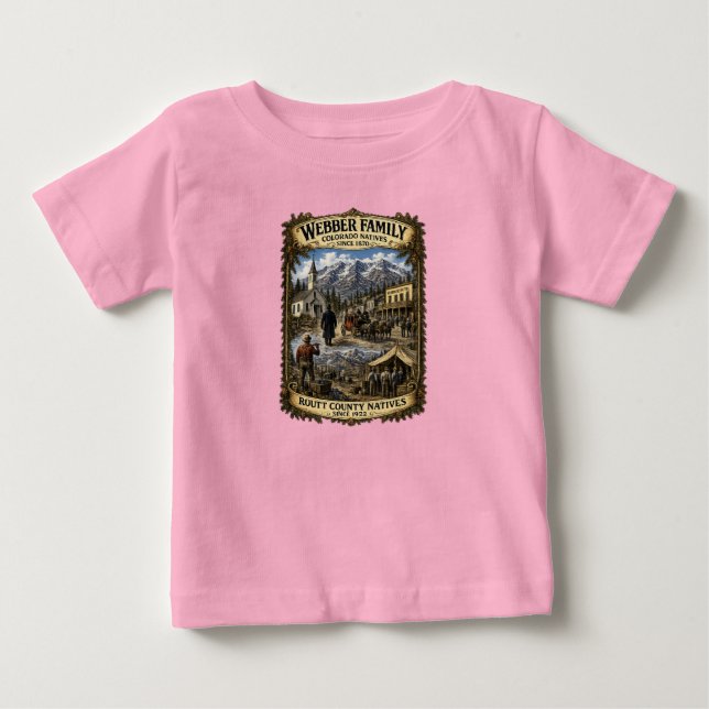 Webber Familjeåterträff Barn T Shirt (Framsida)