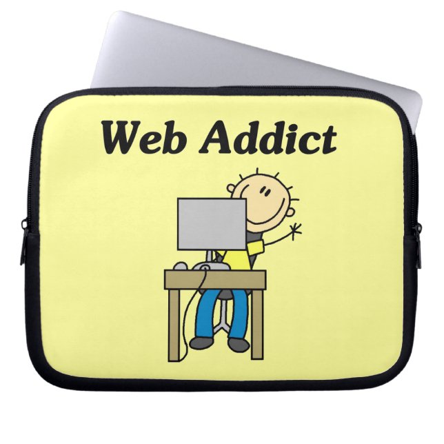Webbmissbrukare Laptop Sleeve (Framsidan)