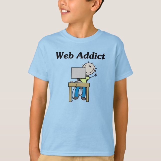 Webbmissbrukare Tee Shirt (Framsida)