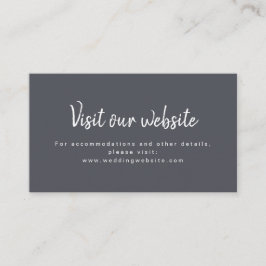 Webbplats för enkelt skript i bröllop Infoga kort