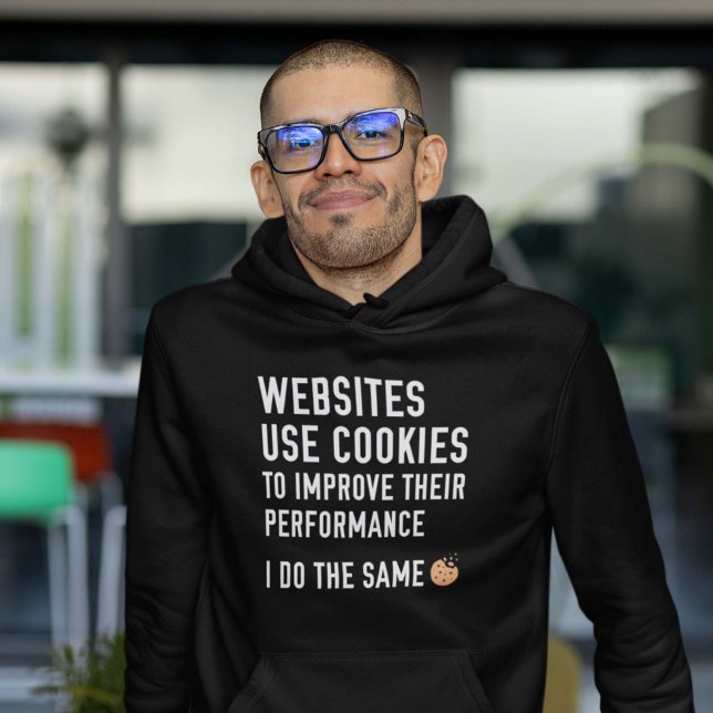 Webbplatser Använda Cookies Hoodie (Skapare uppladdad)