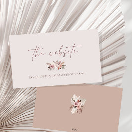 Webbplatsinformation för Dusty Ro Boho Pampas Bröl Tilläggskort