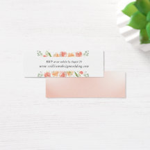Webbplatskort för Rosa Blommigt Bröllop