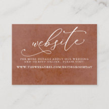 Webbplatskort för Tropical Blommigt Desert Bröllop