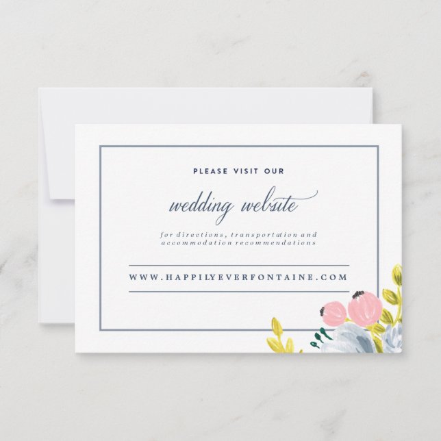 Webbplatskort för VÅR BLOOM BLOMMIGT (Framsida)