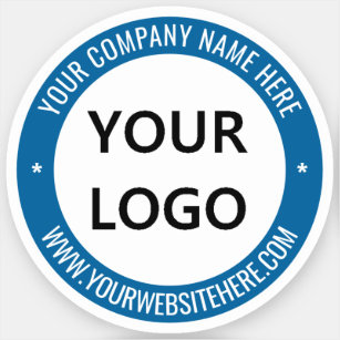 Webbplatsmärkning för Logotyp Namn Välj Färg Klistermärken