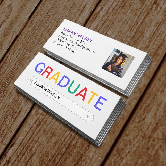 Webbplatssökresultat Studenten Namn Infoga Mini Visitkort (Website Search Result Graduation Name Insert
)
