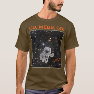 Webbplatstelefon för Astronaut Första djupa Fält-b T Shirt